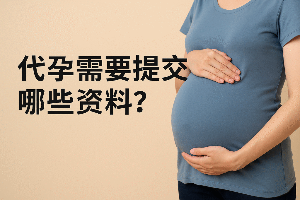 代孕需要提交哪些资料