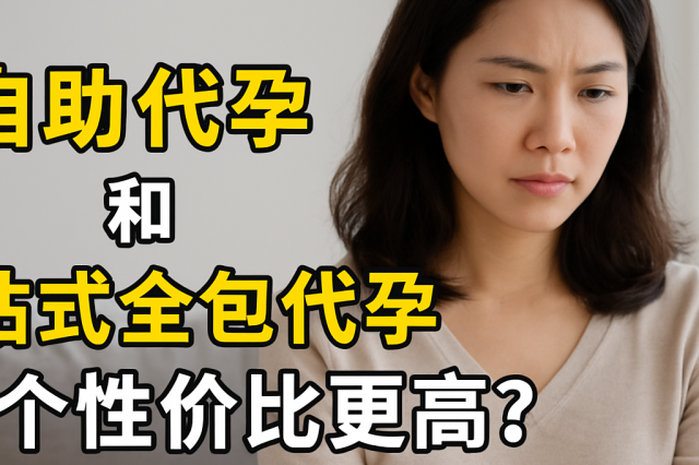 自助代孕和一站式全包代孕哪个性价比更高?