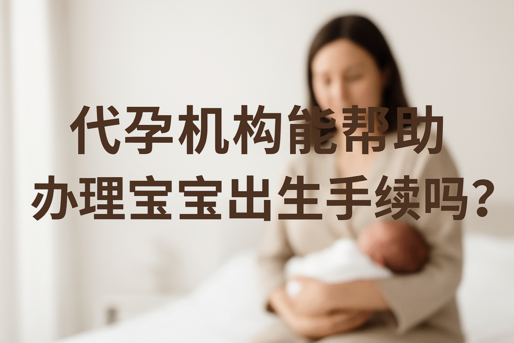 代孕机构能办理宝宝出生手续吗