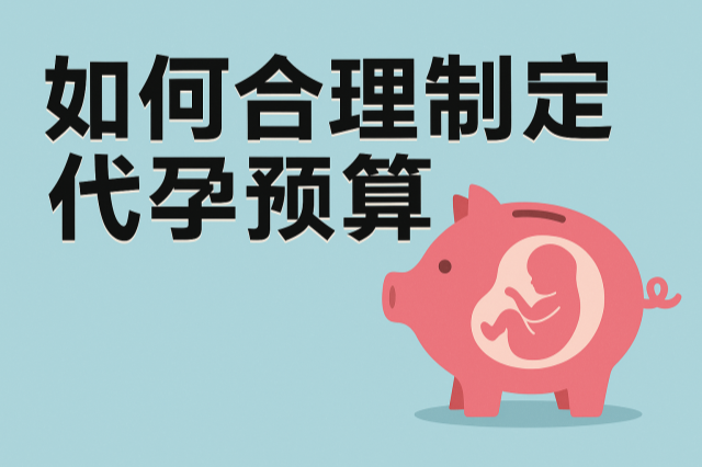 如何合理制定代孕预算