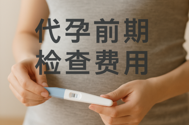 代孕前期检查费用