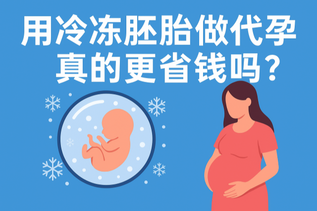 用冷冻胚胎做代孕真的更省钱吗