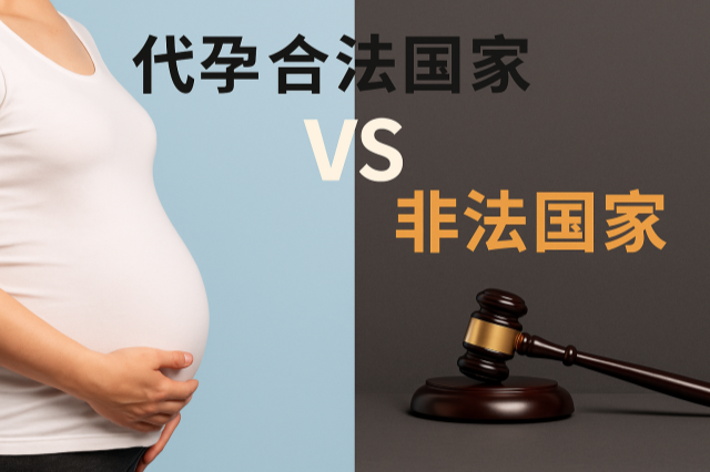 代孕合法国家与非法国家对比