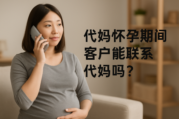 代妈怀孕期间客户能联系代妈吗
