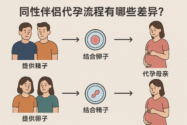 同性伴侣代孕流程有哪些差异?