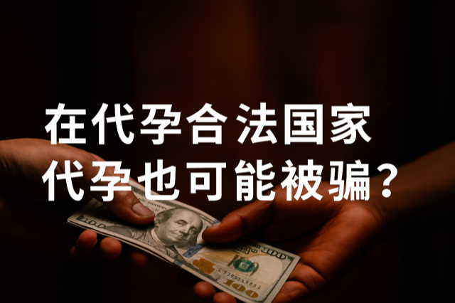在代孕合法国家代孕也可能被骗